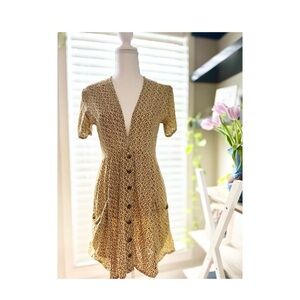 Faithfull the Brand Floral Button-Down Dress